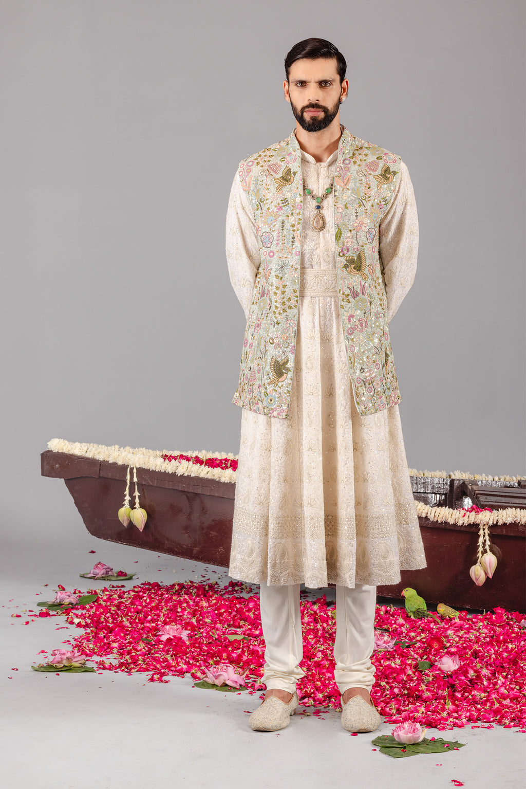 PHOOLPANKH HALDI KURTA SET