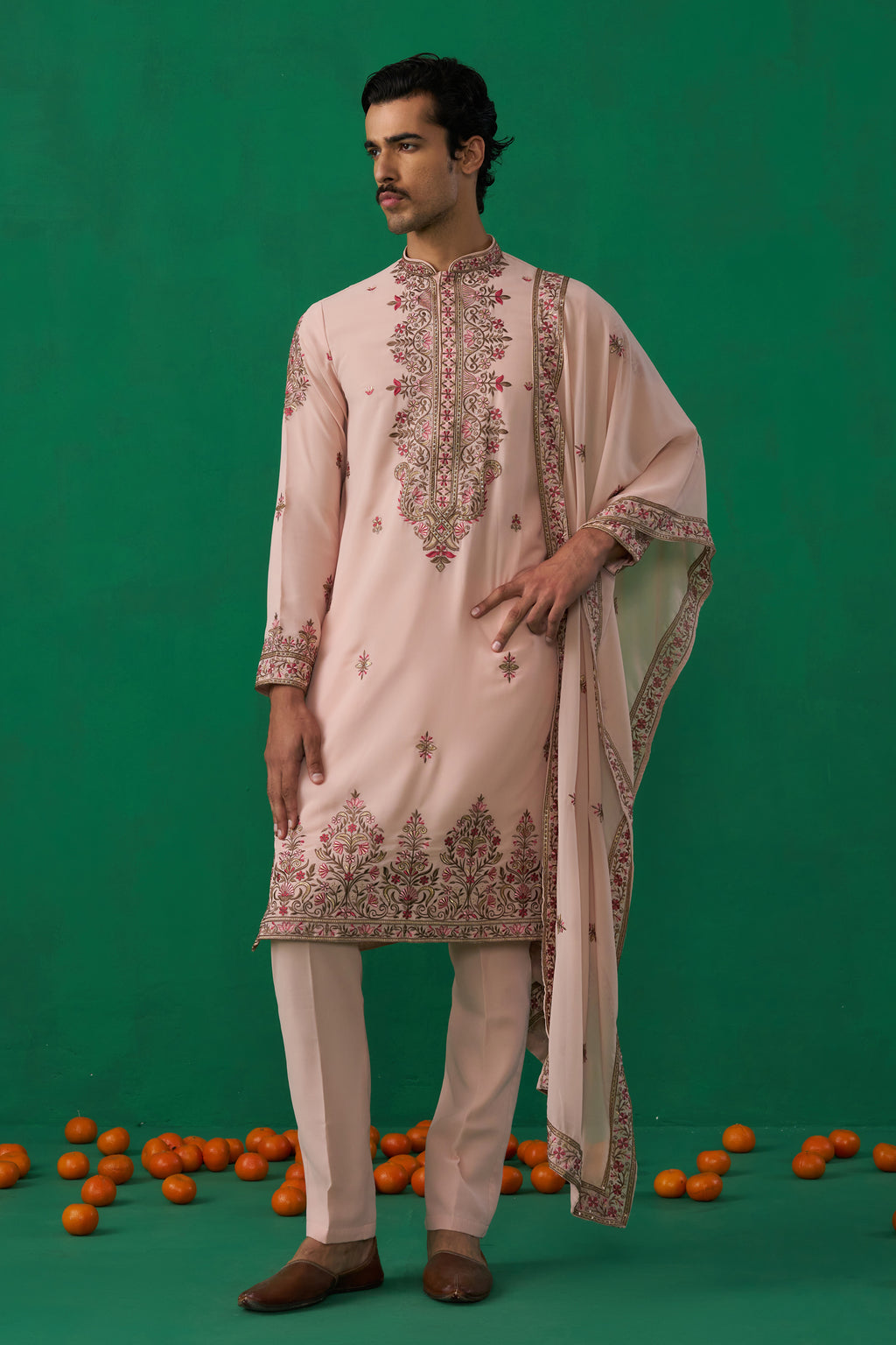 PHHOL PANKH IVORY KURTA SET