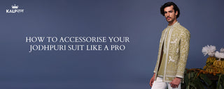 how to accessorise jodhpuri suit for men