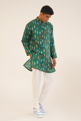 Pavitra -Printed short kurta