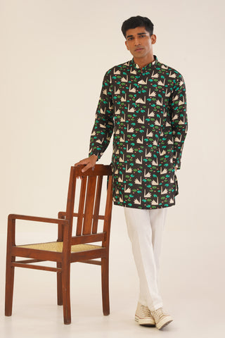 Viyan- Printed short kurta