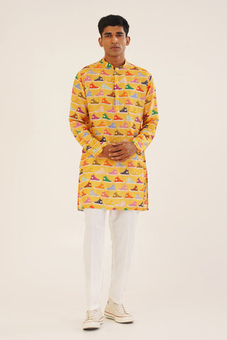 Kuvera- Printed short kurta