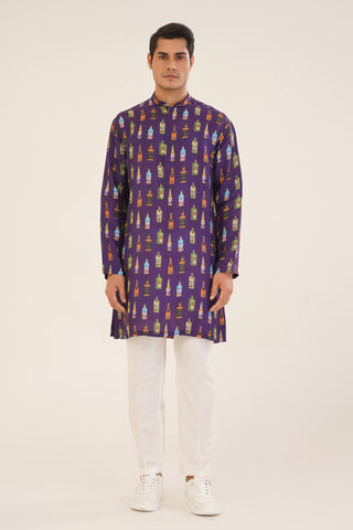 Tanay- Printed short kurta