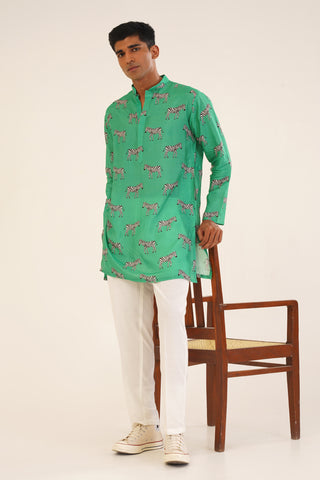 Rishi- Printed short kurta