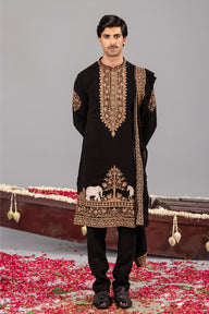 Chaar Kadam Black Kurta Set