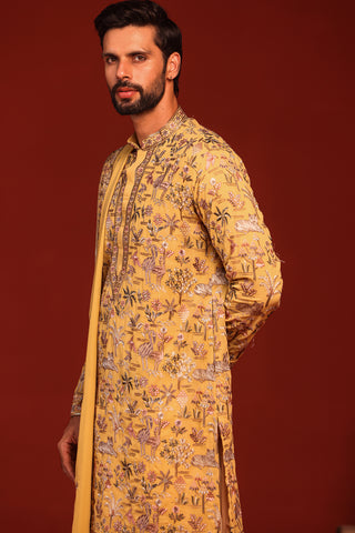 Vardhan Haldi Kurta Set