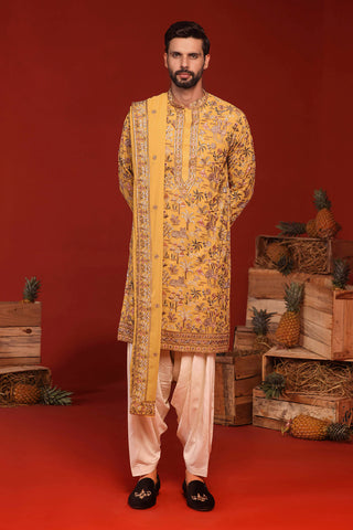 Vardhan Haldi Kurta Set