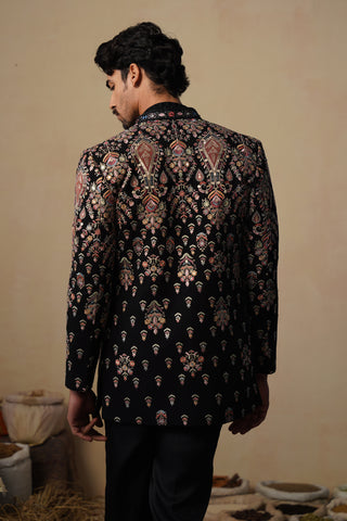 UTSAV BLACK JODHPURI SET