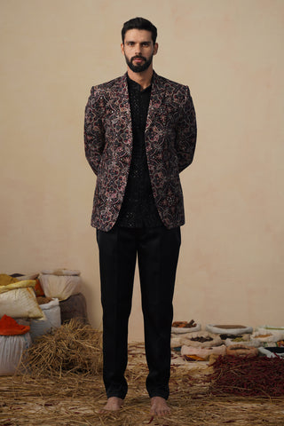 KARTIKEY BLACK BLAZER SET
