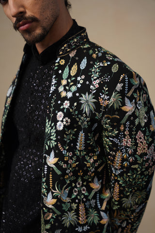 PARIND BLACK INDOWESTERN SET