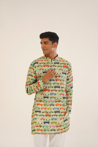 Anan- Printed short kurta