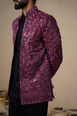 SITARA WINE JODHPURI SET