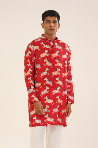 Sanmath- Printed short kurta