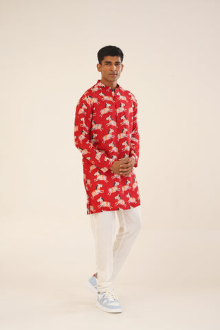 Sanmath- Printed short kurta