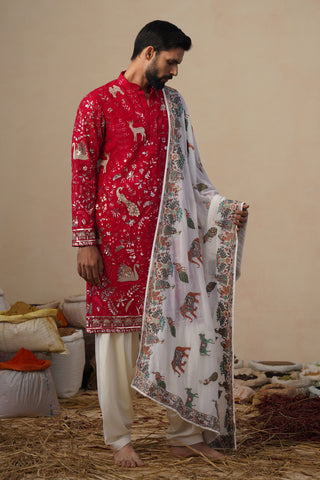 VYOM HOT PINK KURTA SET