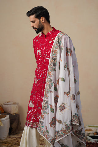 VYOM HOT PINK KURTA SET