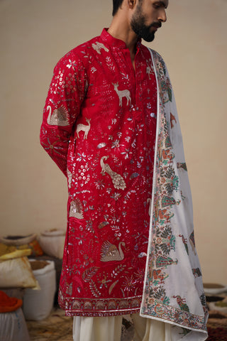 VYOM HOT PINK KURTA SET