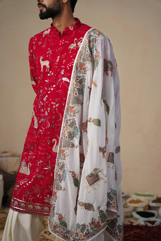 VYOM HOT PINK KURTA SET