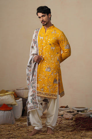 VYOM HALDI KURTA SET