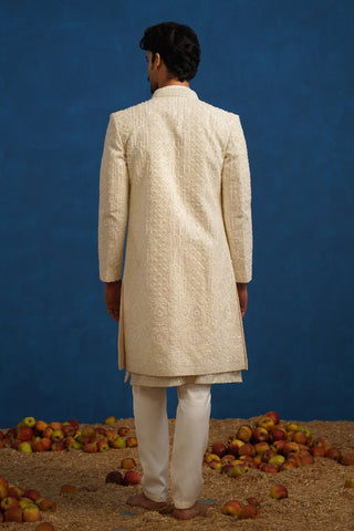 ANANT CUTDANA IVORY SHERWANI SET