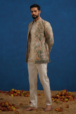 PARIND CHIKU JODHPURI SET