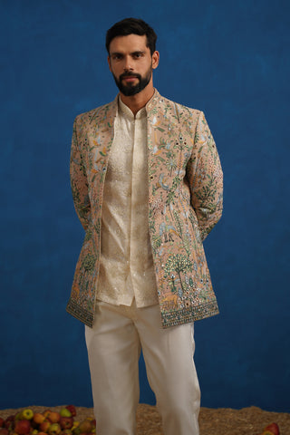 PARIND CHIKU JODHPURI SET