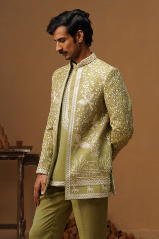 FARUKH MEHENDI JODHPURI SET