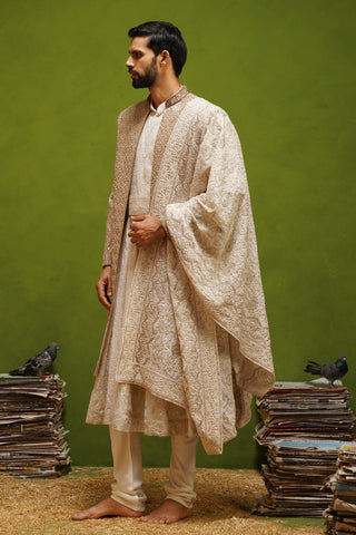 VEDANT GOLD SHERWANI SET