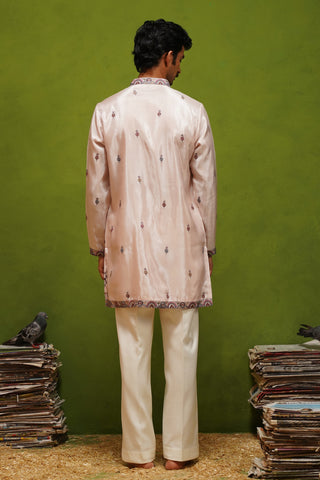 SAFARI PINK SHORT KURTA SET