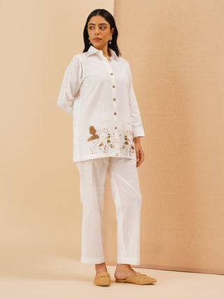 White Estanque Co-Ord Set