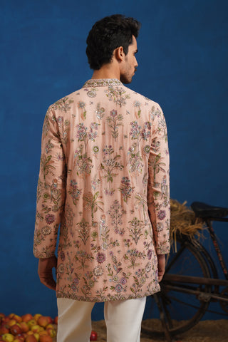 REHAAN PINK SHORT KURTA SET