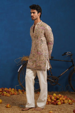 HEERAN CHIKU SHORT KURTA SET