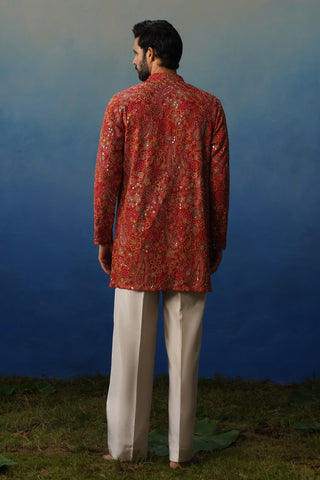 Manzar Short Kurta Set with Pants