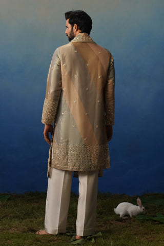 Mirza Mehndi Kurta Set with Dupatta and Pants