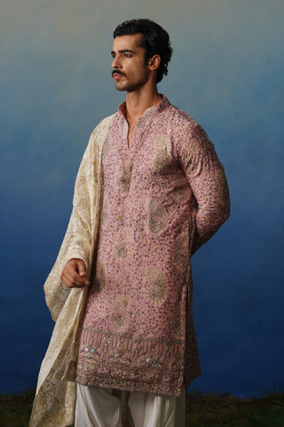 Fanaa Pink Kurta Patiyala Set with Dupatta