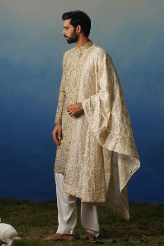 Fanaa Mehndi Kurta Patiyala Set with Dupatta