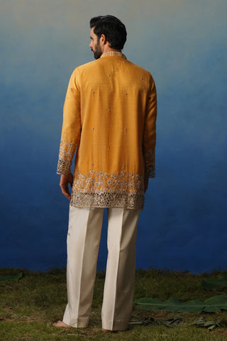Mastana Haldi Short Kurta Set with Pants