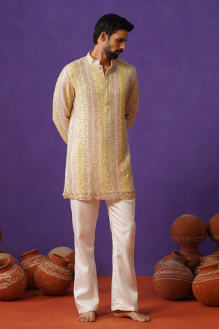 AAFREEN MULTI SHORT KURTA SET