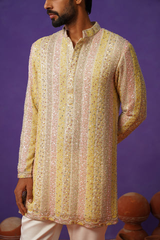 AAFREEN MULTI SHORT KURTA SET