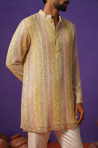 AAFREEN MULTI SHORT KURTA SET