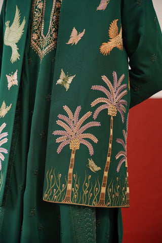 Umair Jacket Kurta Set with dupatta