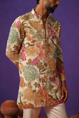 TATVA IVORY SHORT KURTA SET