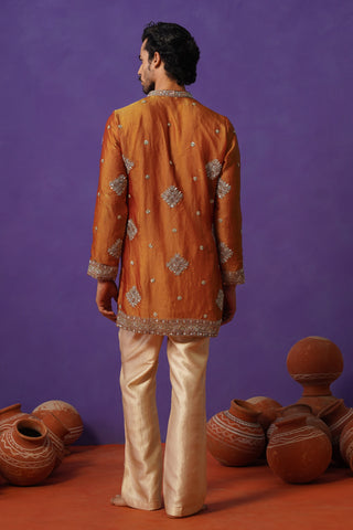 FIZA MUSTURD SHORT KURTA SET