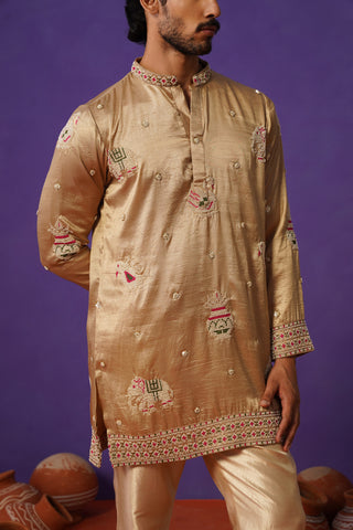 VEDANSH CHIKU SHORT KURTA SET