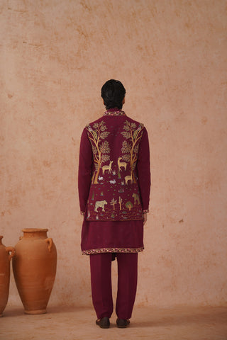 Jai Jacket Kurta Set with dupatta