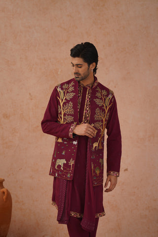 Jai Jacket Kurta Set with dupatta