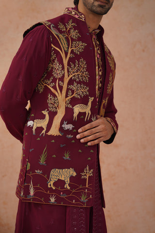 Jai Jacket Kurta Set with dupatta