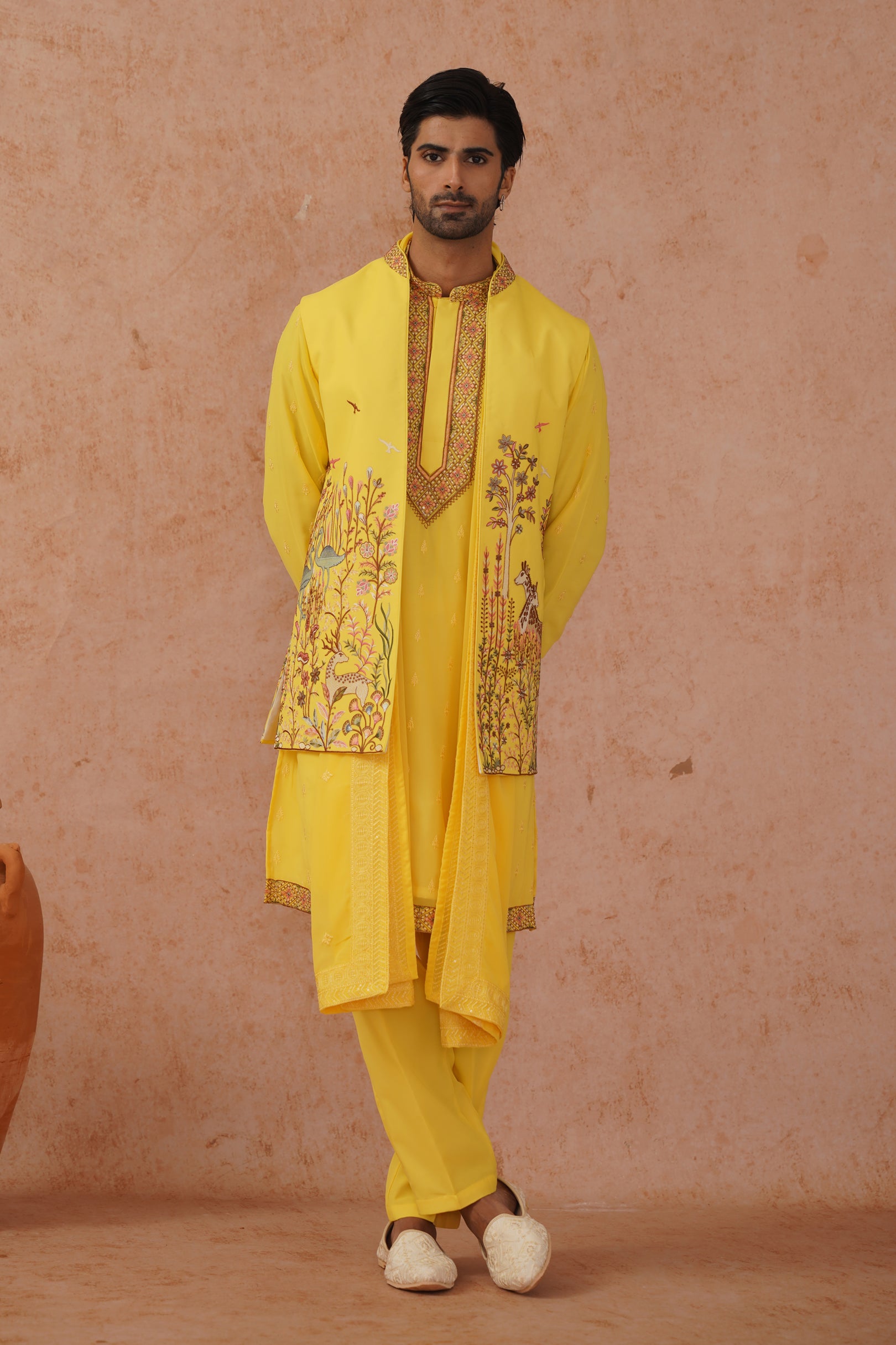 Arin Jacket Kurta Set with dupatta