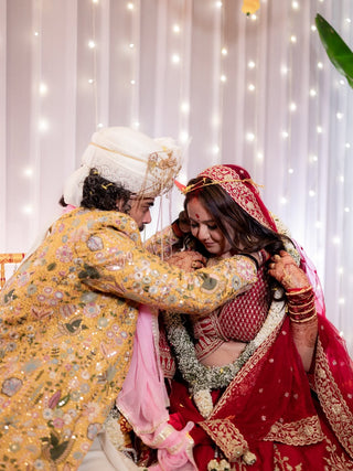 ROOPAL TYAGI'S HUSBAND Nomish Bhardwaj IN Phoolpankh Haldi Indowestern Set