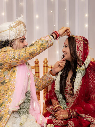 ROOPAL TYAGI'S HUSBAND Nomish Bhardwaj IN Phoolpankh Haldi Indowestern Set